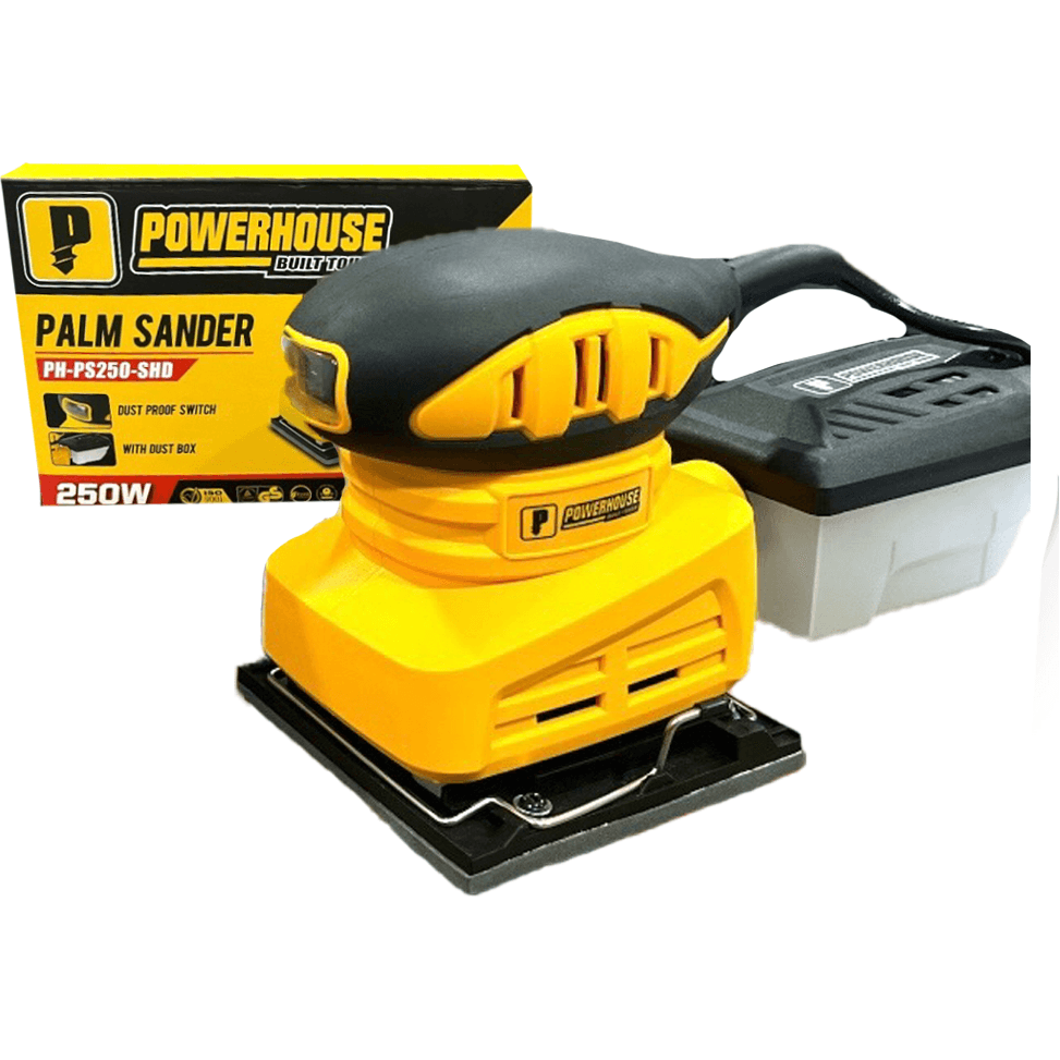 Powerhouse PH-PS250-SHD Palm Sander 250W - KHM Megatools Corp. Powerhouse PH-PS250-SHD Palm Sander 250W - KHM Megatools Corp.